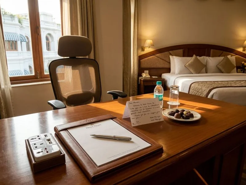 Executive Suite set up for international business guests