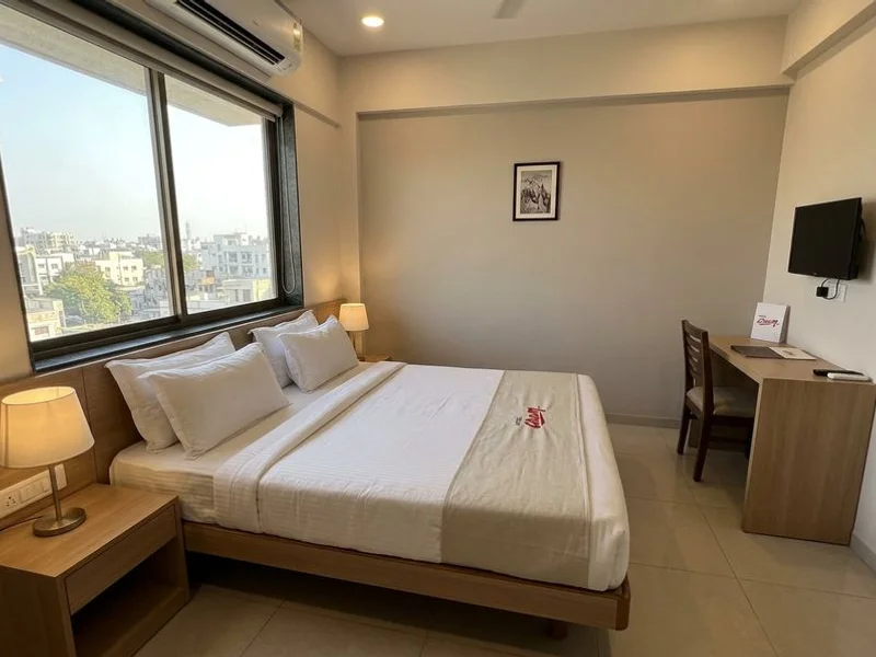 Standard AC Room with city views at Hotel Aram Jamnagar